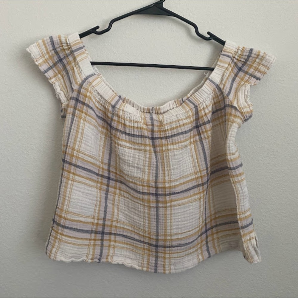 Cloth & Stone Off The Shoulder Blouse L